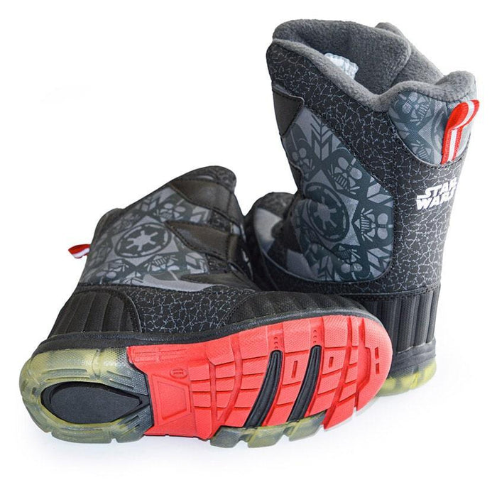 Kids Shoes - Kids Shoes Boys Light-up Star Wars Darth Vador Winter Snow Boots - 31131