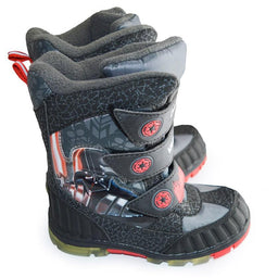 Kids Shoes - Kids Shoes Boys Light-up Star Wars Darth Vador Winter Snow Boots - 31131