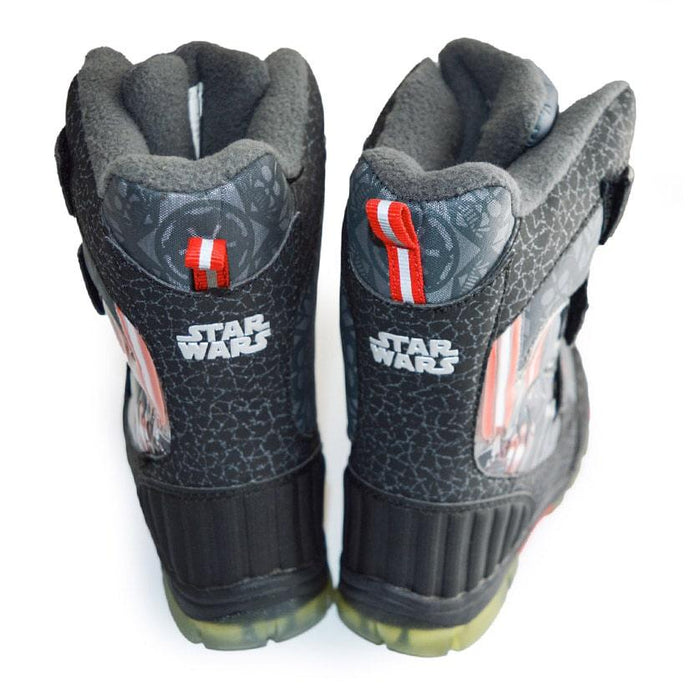 Kids Shoes - Kids Shoes Boys Light-up Star Wars Darth Vador Winter Snow Boots - 31131