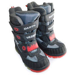 Kids Shoes - Kids Shoes Boys Light-up Star Wars Darth Vador Winter Snow Boots - 31131