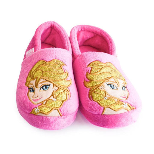 Kids Shoes - Kids Shoes Disney Frozen Pink Plush Non-slip Slippers - 55103