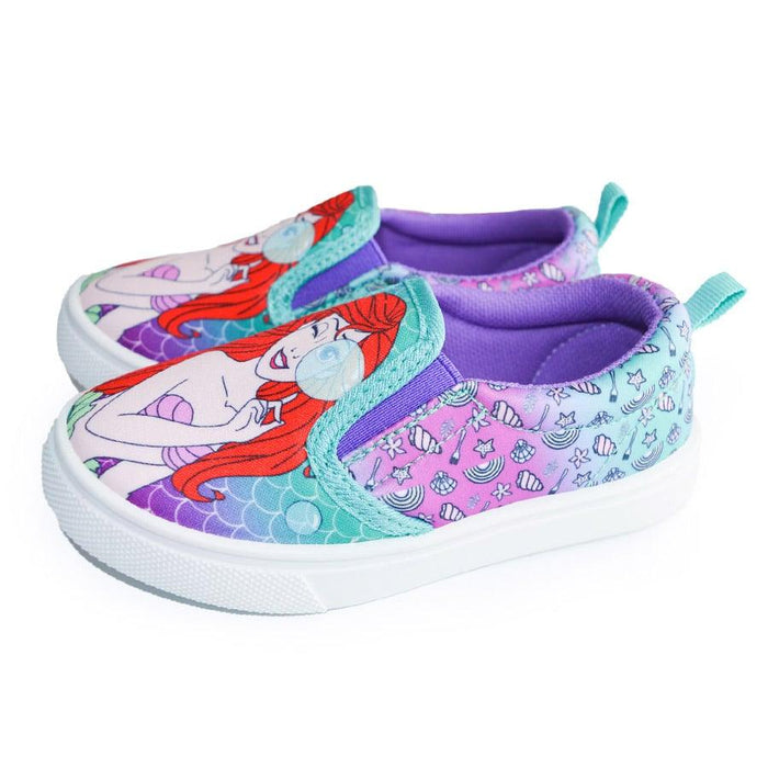 Kids Shoes - Kids Shoes Disney's Princess Ariel Toddler Girls Slip-on Canvas Shoes