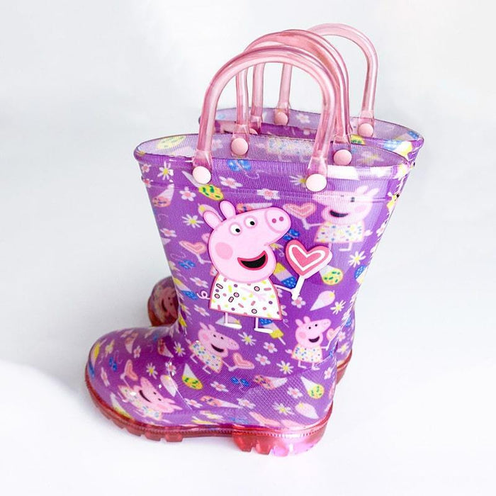 Kids Shoes - Kids Shoes Peppa Pig Toddler Girls Light-up Rain Boots
