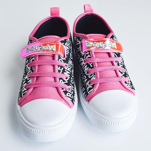 Kids Shoes - Kids Shoes Sparkle Rainbow High Youth Girls Canvas Shoes