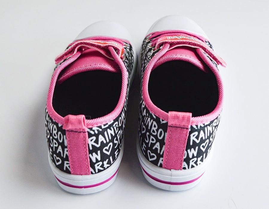 Kids Shoes - Kids Shoes Sparkle Rainbow High Youth Girls Canvas Shoes