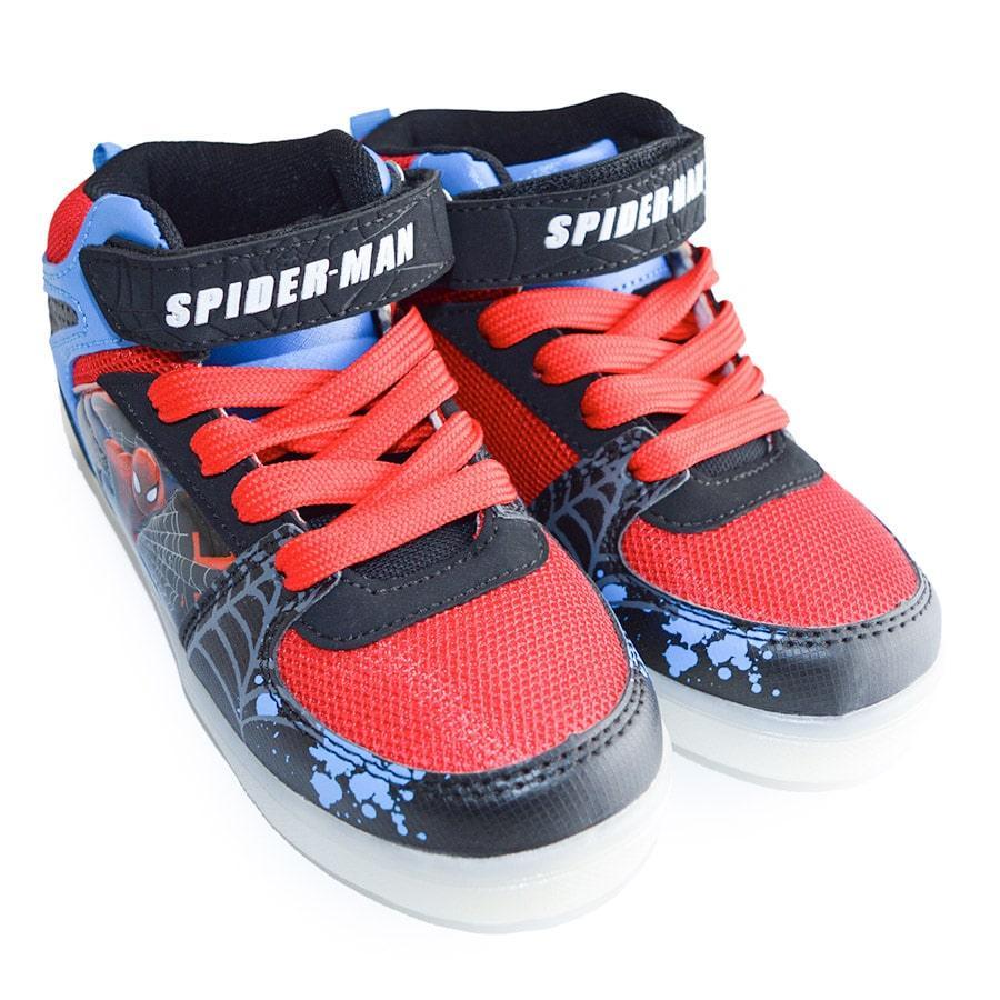 Kids Shoes - Kids Shoes Spider-Man Youth Boys High Top Light-up Sports Shoes