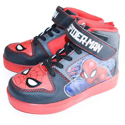 Kids Shoes - Kids Shoes Spider-Man Youth Boys High Top Sports Shoes