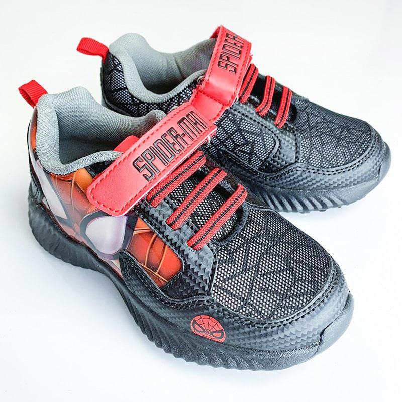 Kids Shoes - Kids Shoes Spiderman Junior Boys Light-Up Sports Athletic Shoes