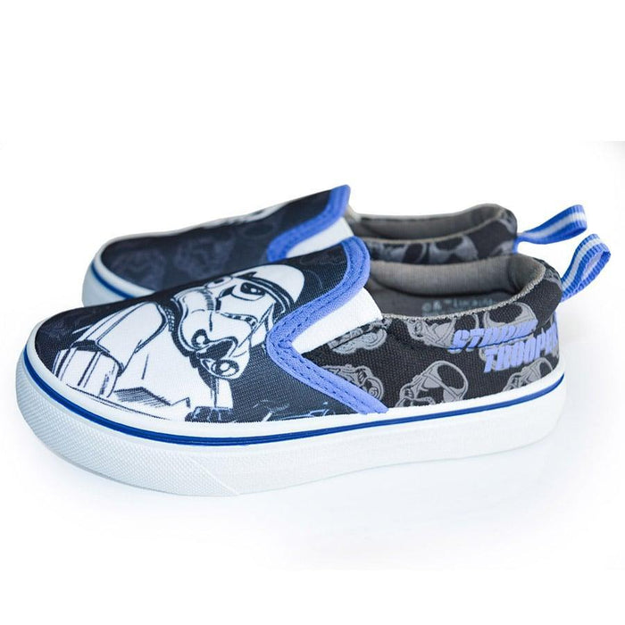 Kids Shoes - Kids Shoes Star Wars Trooper Toddlers & Kids Slip-on Canvas Shoes