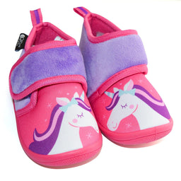 Kids Shoes - Kids Shoes Unicorn Todder Girls Non-slip Daycare Slippers - (5-6T to 13-1)