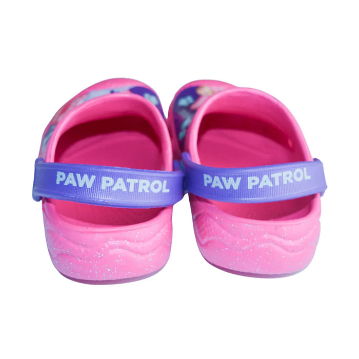Kids Shoes - Paw Patrol Girls' Sparkle Clogs – Skye & Everest Slip-on Sandales - (5/6T-11/12T)
