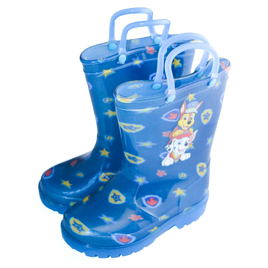 Kids Shoes - Paw Patrol Toddler Boys Light-up Rain Boots - (Sizes 6T to 11T)