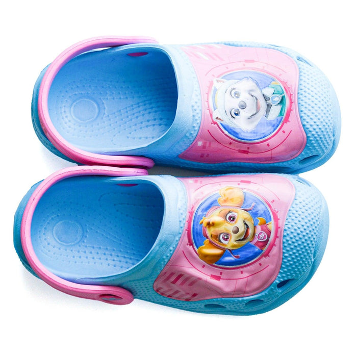 Kids Shoes - Paw Patrol Toddler Girls Clogs (Sizes 5-6T to 11-12)