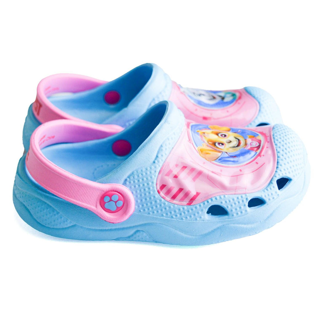 Kids Shoes - Paw Patrol Toddler Girls Clogs (Sizes 5-6T to 11-12)