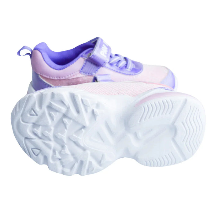 Kids Shoes - Paw Patrol Toddler Girls Light-Up Running Shoes – Pink & Purple Skye and Everest Sneakers - (5T-10T)