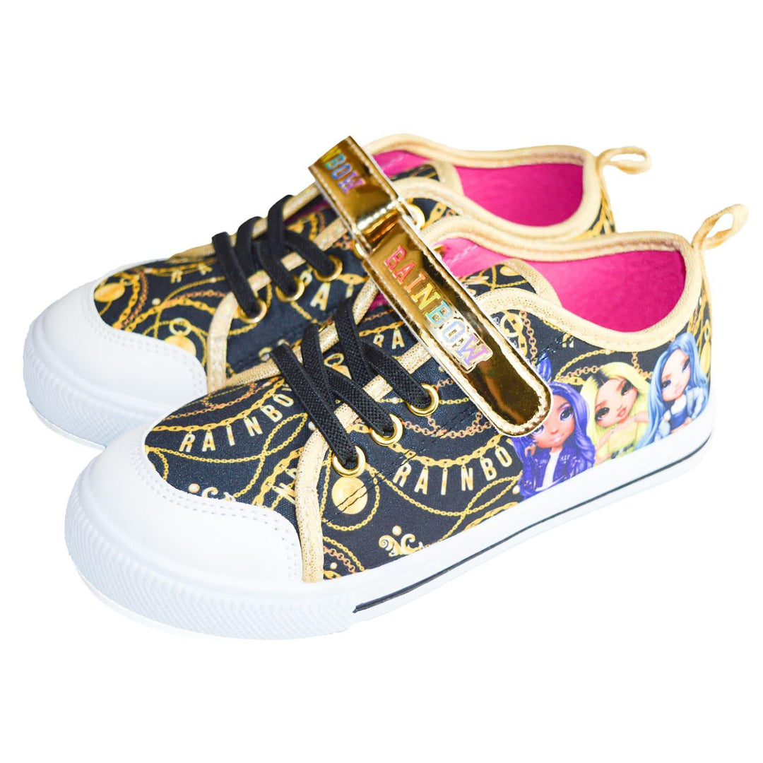 Kids Shoes - Rainbow High Youth Girls Canvas Shoes (sizes 11T to 3Y)