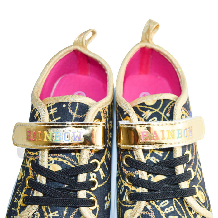 Kids Shoes - Rainbow High Youth Girls Canvas Shoes (sizes 11T to 3Y)