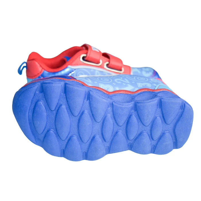 Kids Shoes - Thomas & Friends Toddler Boys Light-Up Running Shoes – Red & Blue Sneakers with Hook & Loop Straps - (5T-10T)