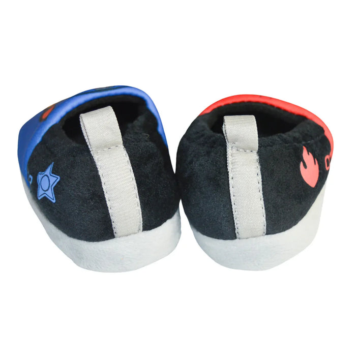 Kids Shoes - Toddler Boys Paw Patrol Slippers – Chase & Marshall Red Blue Plush House Shoes with Non-Slip Sole - (5T-12)