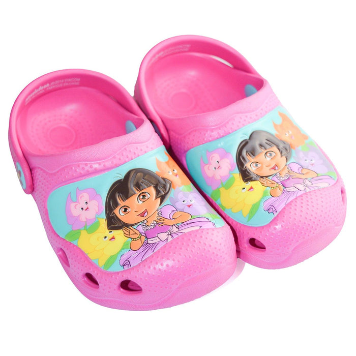 Kids Shoes - Toddler Girls Clogs - Dora the Explorer (5T to 12)
