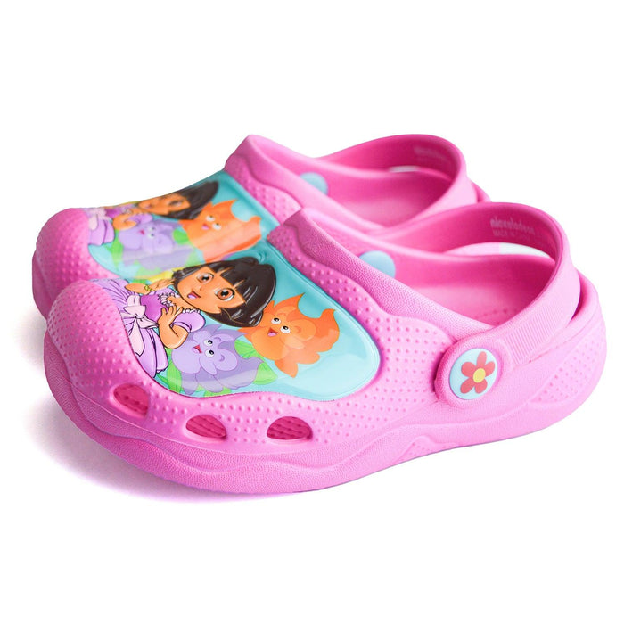 Kids Shoes - Toddler Girls Clogs - Dora the Explorer (5T to 12)