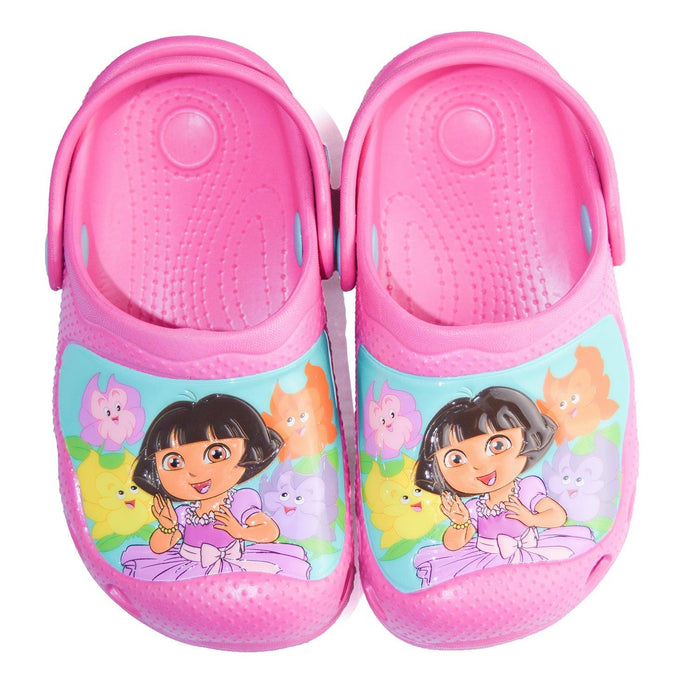 Kids Shoes - Toddler Girls Clogs - Dora the Explorer (5T to 12)