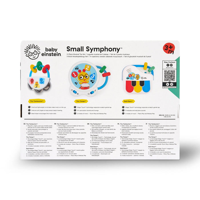 Baby Einstein Ensemble de jouets musicaux 3 pièces Small Symphony