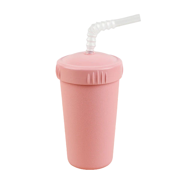 Re-Play Recycled Plastic Straw Cup with Lid & Straw