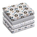 Koala Baby 4-Pack Flannel Receiving Blankets stacked, featuring lion and safari themed prints.