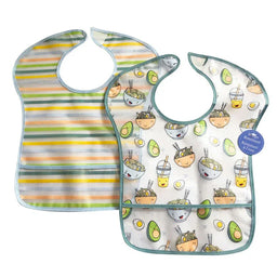 Koalababy - Koala Baby – 2-Pack EVA Bibs (Veggie Garden & Noodle Bowls)