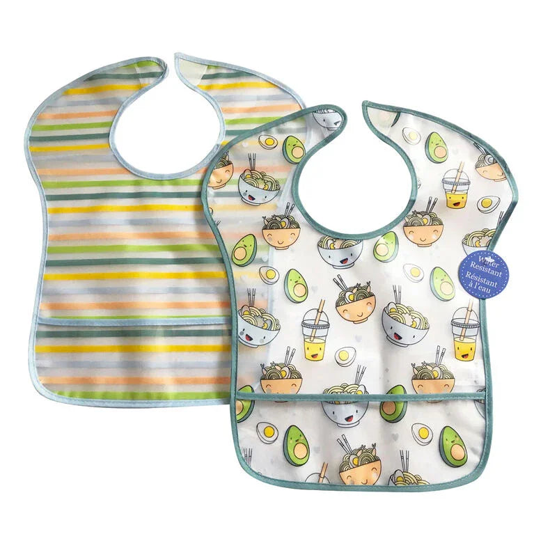Koalababy - Koala Baby – 2-Pack EVA Bibs (Veggie Garden & Noodle Bowls)