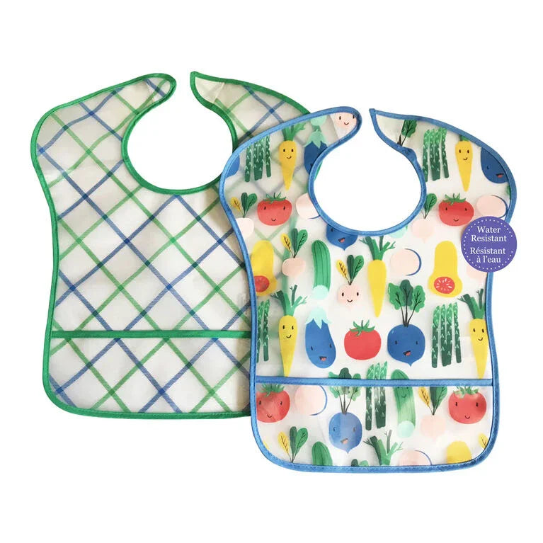 Koalababy - Koala Baby – 2-Pack EVA Bibs (Veggie Garden & Noodle Bowls)
