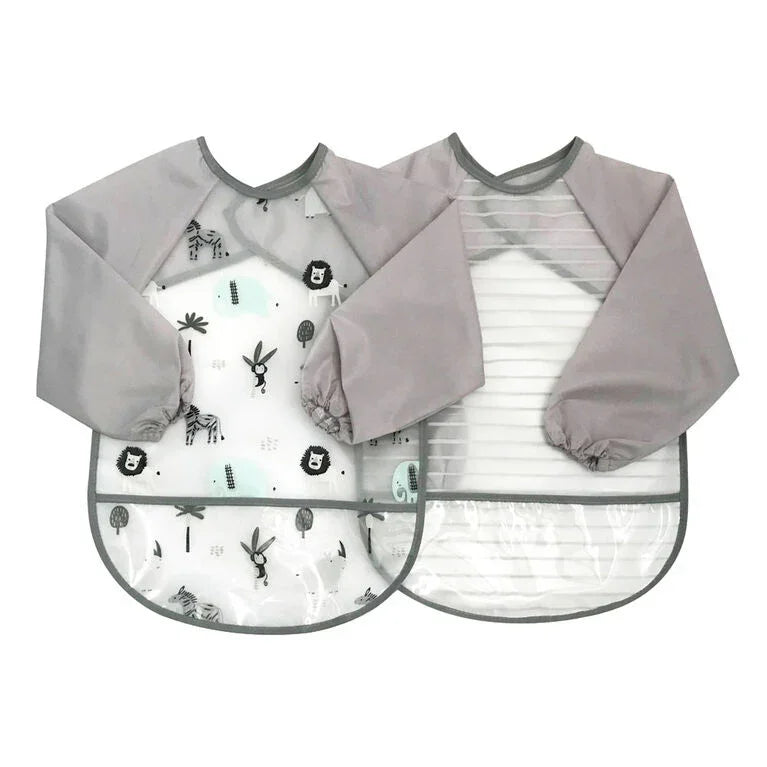 Koalababy - Koala Baby – 2-Pack Long-Sleeve Smock Bibs | Size 6-24m