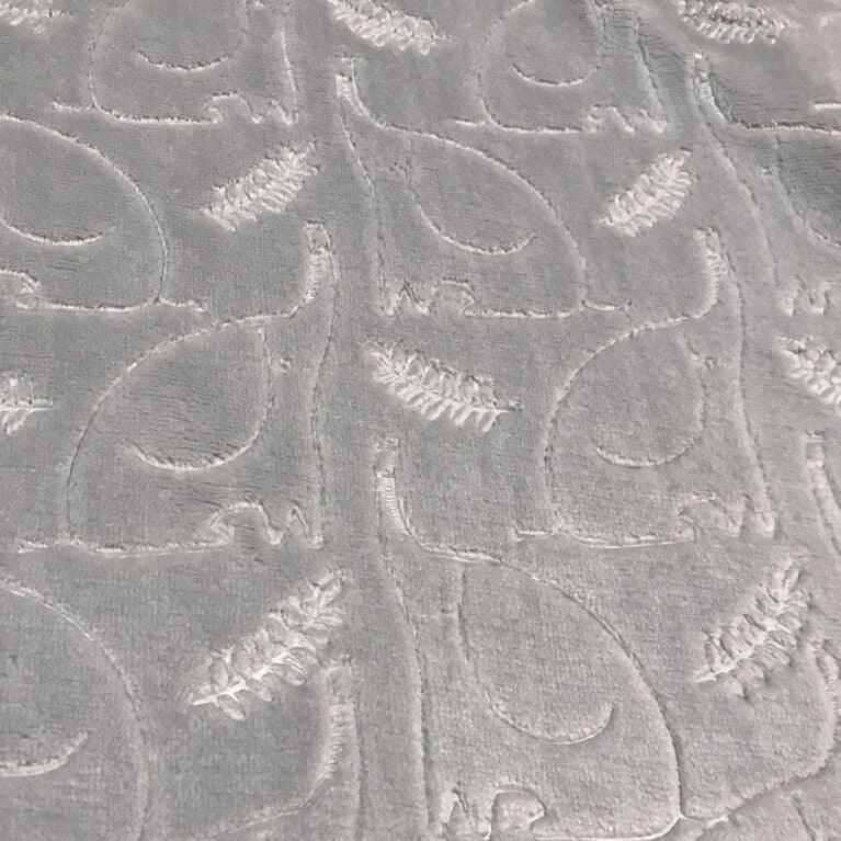 Koalababy - Koala Baby – Embossed Plush Baby Blanket (Grey Elephant)