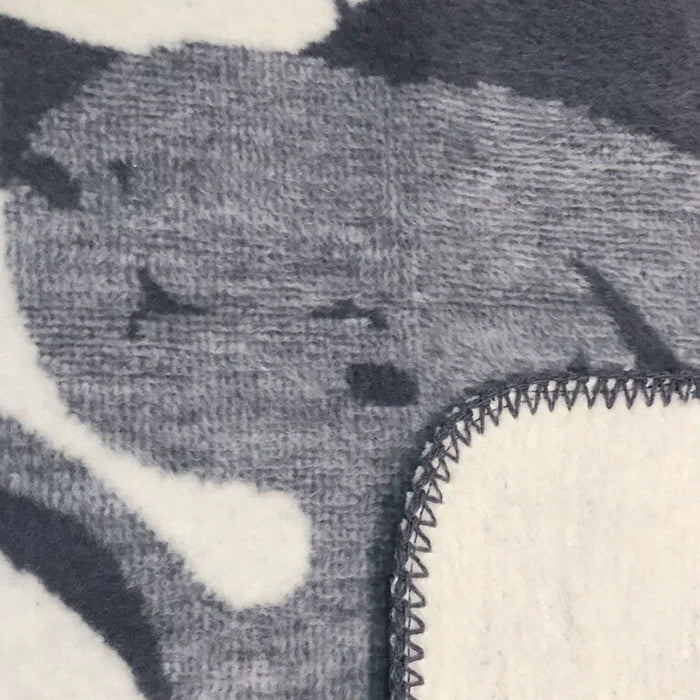 Koalababy - Koala Baby – Jacquard Knit Blanket (Taupe Grey Fox & Cream Grey Bunny)