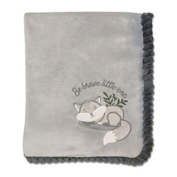 Koalababy - Koala Baby – Ribbed Knit Baby Blanket (Bunny Taupe Or Fox Grey)