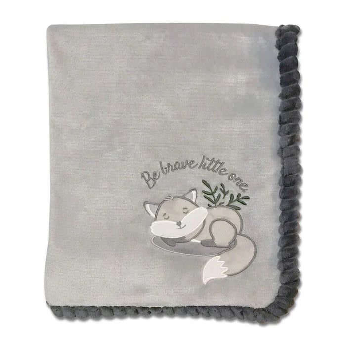 Koalababy - Koala Baby – Ribbed Knit Baby Blanket (Bunny Taupe Or Fox Grey)