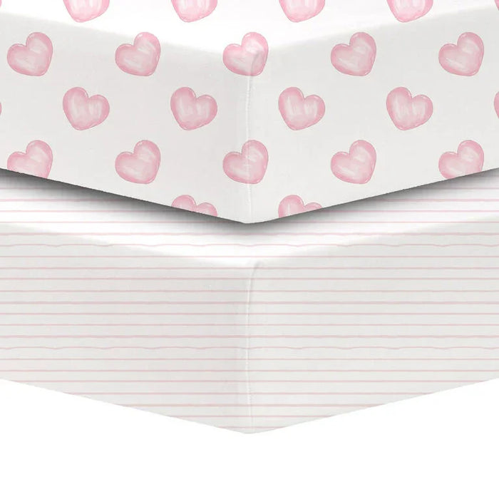 Koalababy - Koalababy Percale Fitted Crib Sheets - 2 Pack