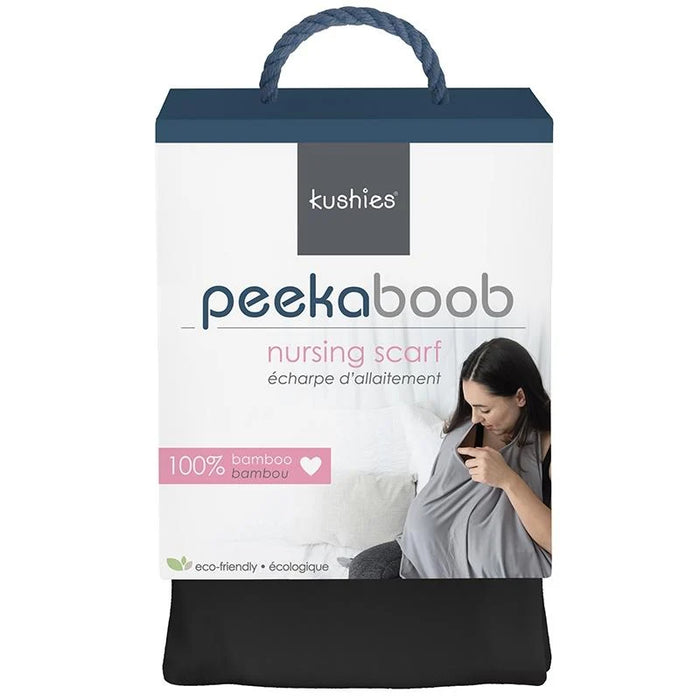 Kushies Écharpe d'allaitement Peekaboob - Gris