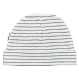 Kushies® - Kushies Baby Beanie 3-6m - Heather Grey Stripe