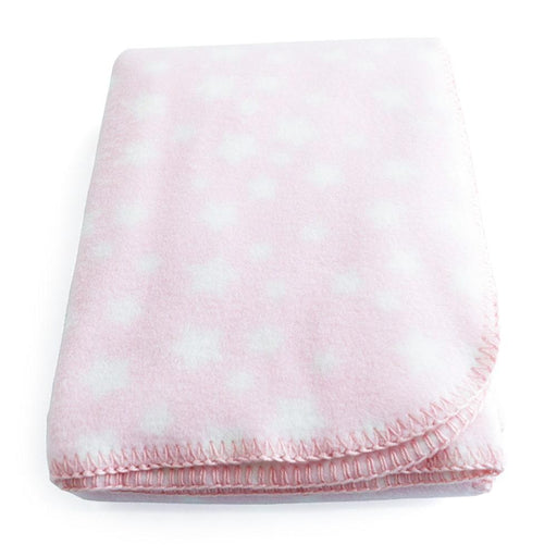 Kushies® - Kushies Baby Fleece Blanket - Light Pink Stars