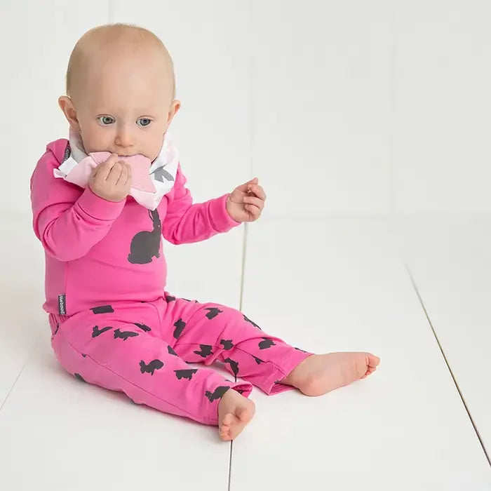 Kushies® - Kushies Chew Bib – 2-in-1 Bandana Bib with Built-in Teether