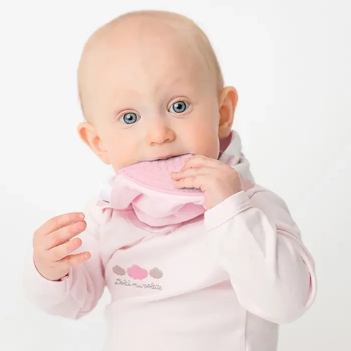 Kushies® - Kushies Chew Bib – 2-in-1 Bandana Bib with Built-in Teether