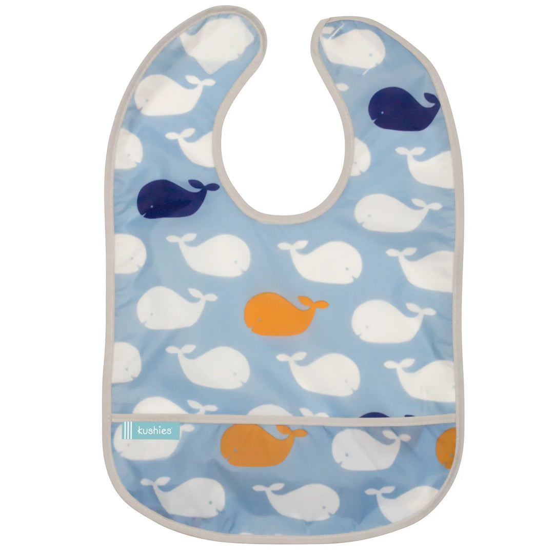Kushies® - Kushies Cleanbib Waterproof Baby Bib - Size 12m+