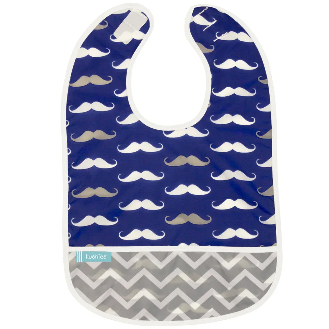Kushies® - Kushies Cleanbib Waterproof Baby Bib - Size 6-12m