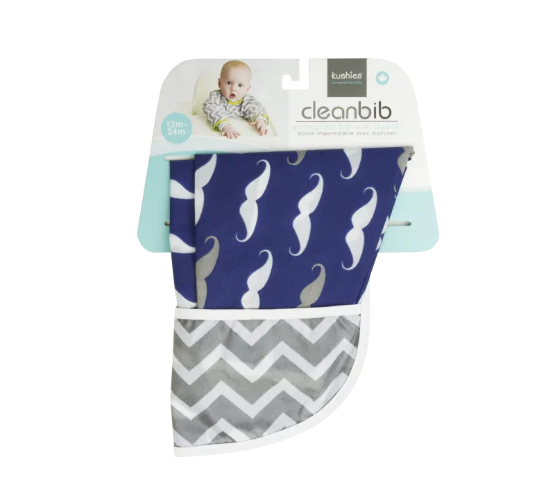 Kushies® - Kushies Cleanbib Waterproof Baby Bib - Size 6-12m
