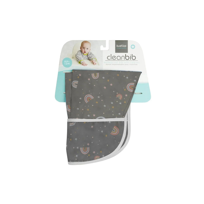 Kushies® - Kushies Cleanbib Waterproof Baby Bib - Size 6-12m
