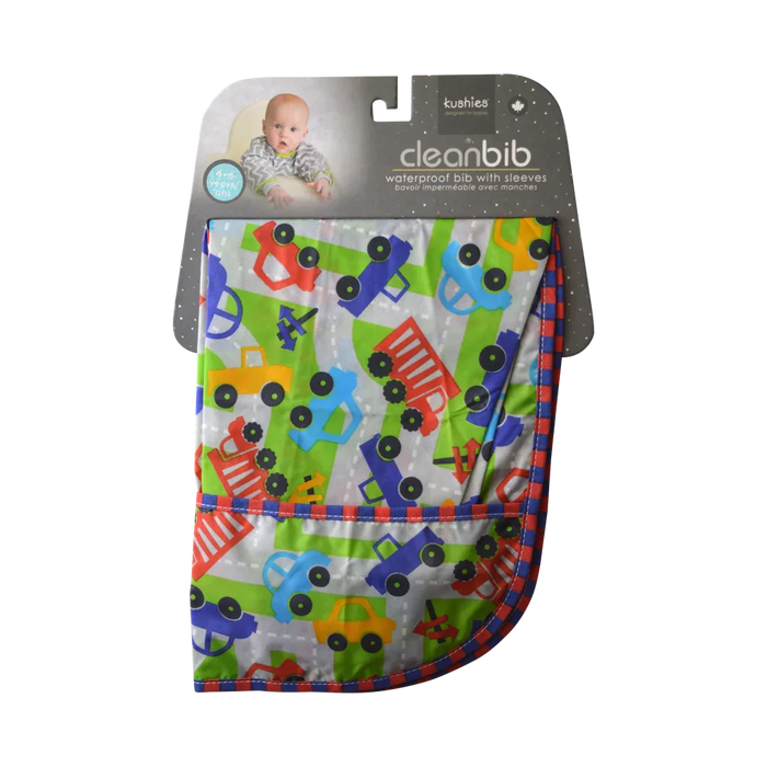 Kushies® - Kushies Cleanbib – Waterproof with Sleeves size 4-6 years