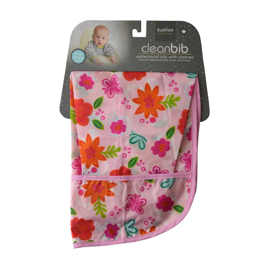 Kushies® - Kushies Cleanbib – Waterproof with Sleeves size 4-6 years