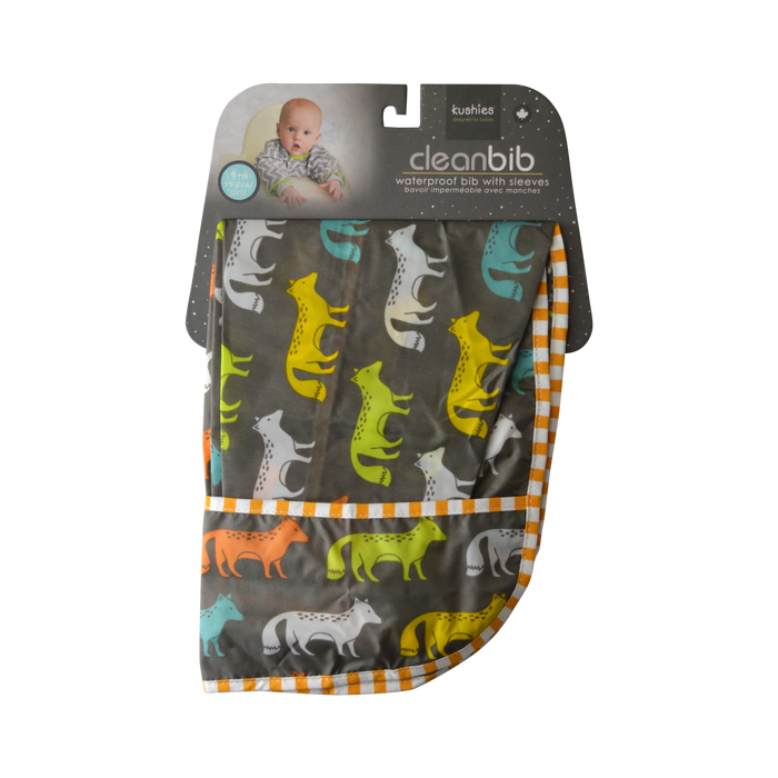 Kushies® - Kushies Cleanbib – Waterproof with Sleeves size 4-6 years
